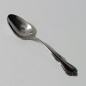 Mansfield Frosted by ONEIDA Ltd. ~ Wm. A. Rogers Deluxe Stainless ~ Teaspoon
